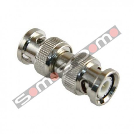 Conector BNC macho a BNC macho