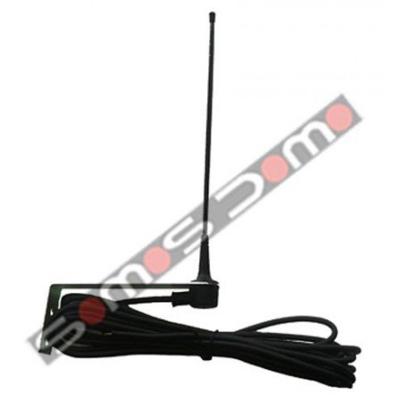 Antena con cable y soporte